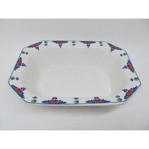 Adams Wedgwood Vintage Veruschka 9 1/2" Oval Serving Bowl VGC